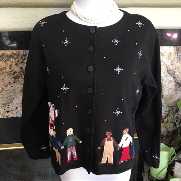 Tops - Vintage BECHAMEL Petites Button up Cardigan/Top